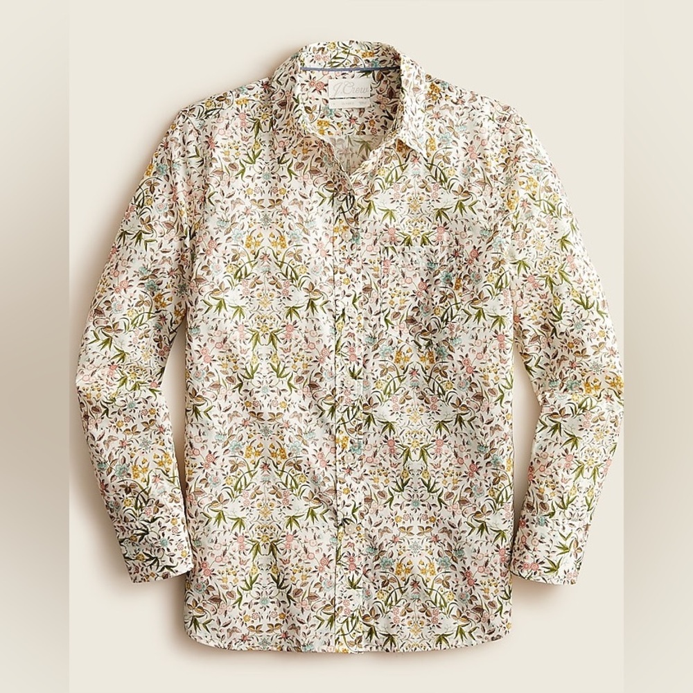 J. Crew x Liberty Fabric Classic Shirt Size 00 Button Up - EUC - SOLD OUT